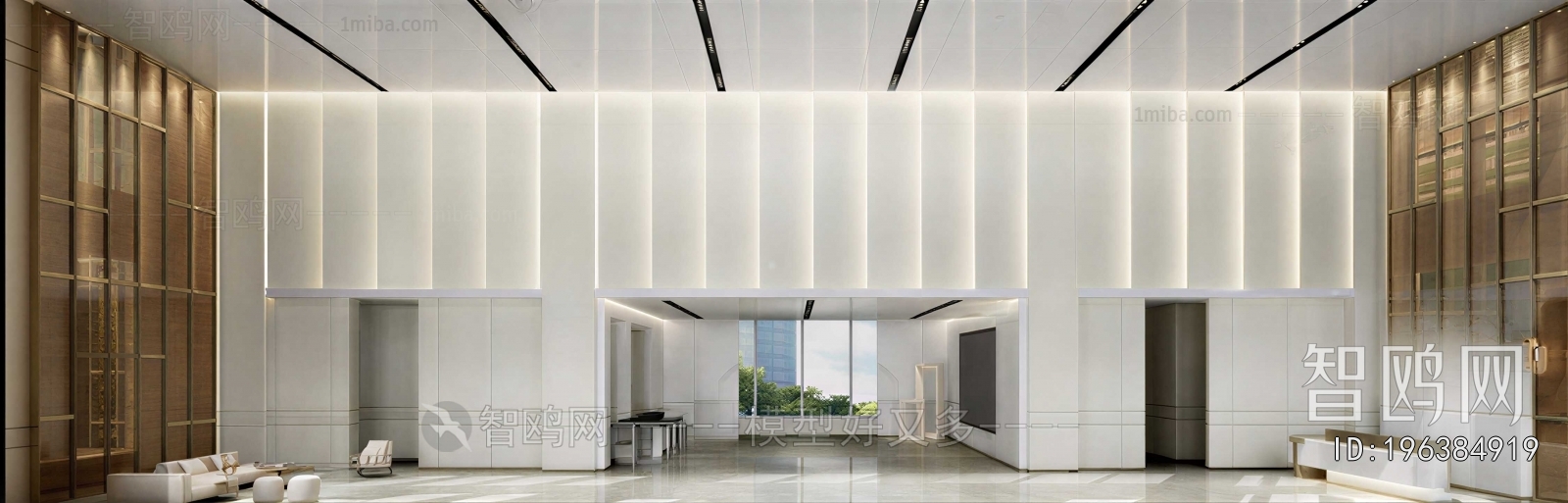 Modern Office Reception Desk
