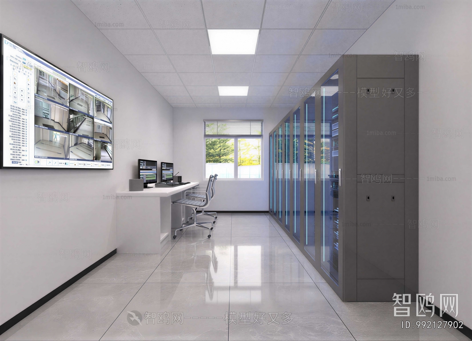 Modern Monitor Room