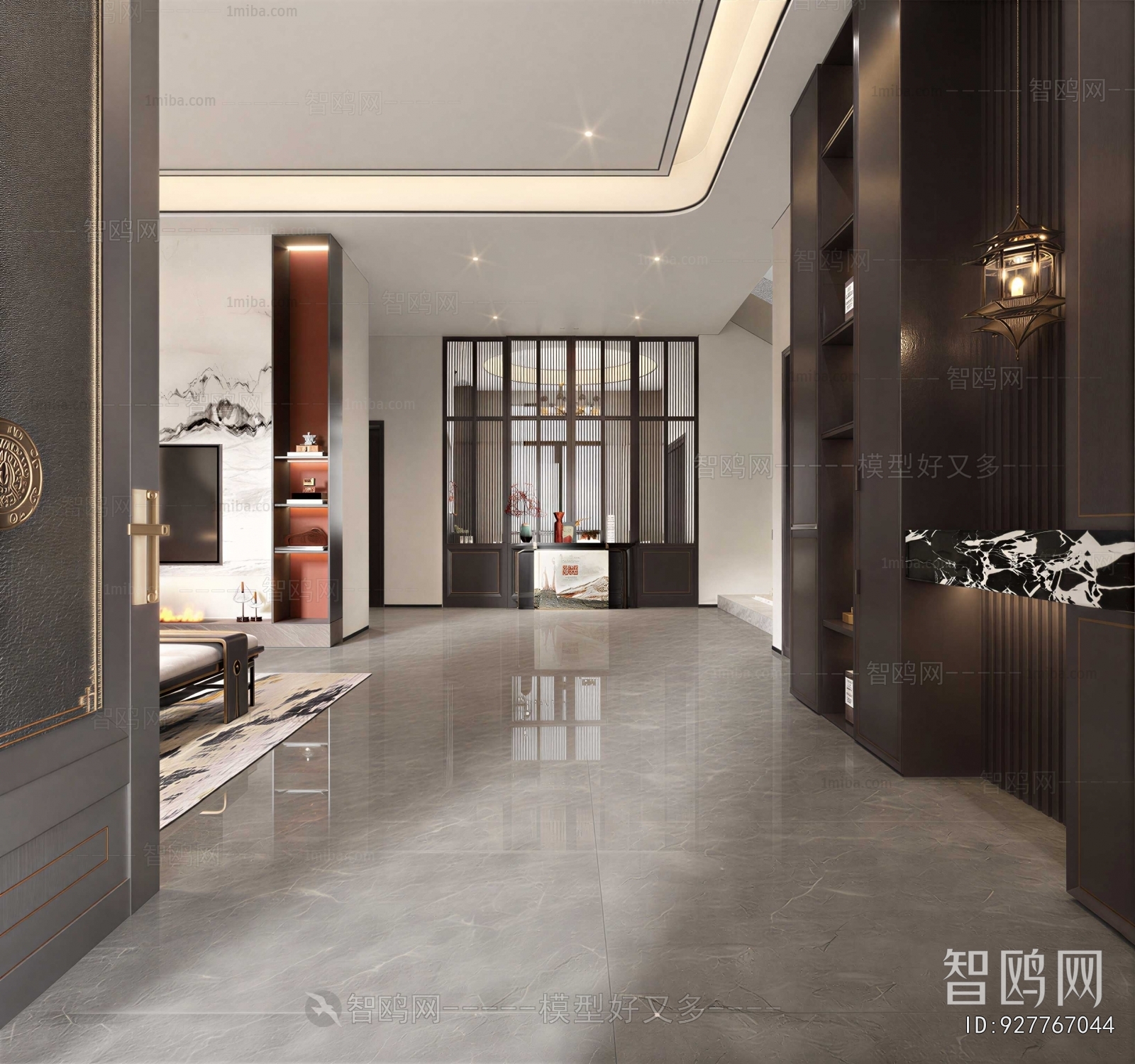 New Chinese Style Hallway