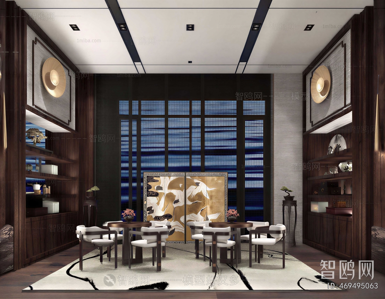 New Chinese Style Dining Room