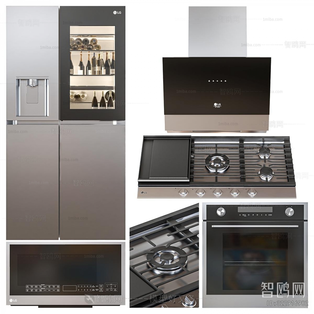 Modern Electric Kitchen Appliances