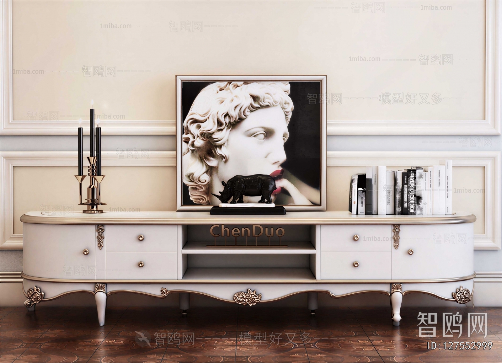 European Style TV Cabinet