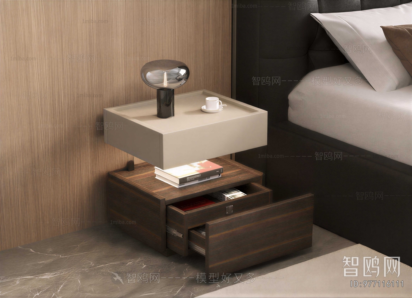 Modern Bedside Cupboard