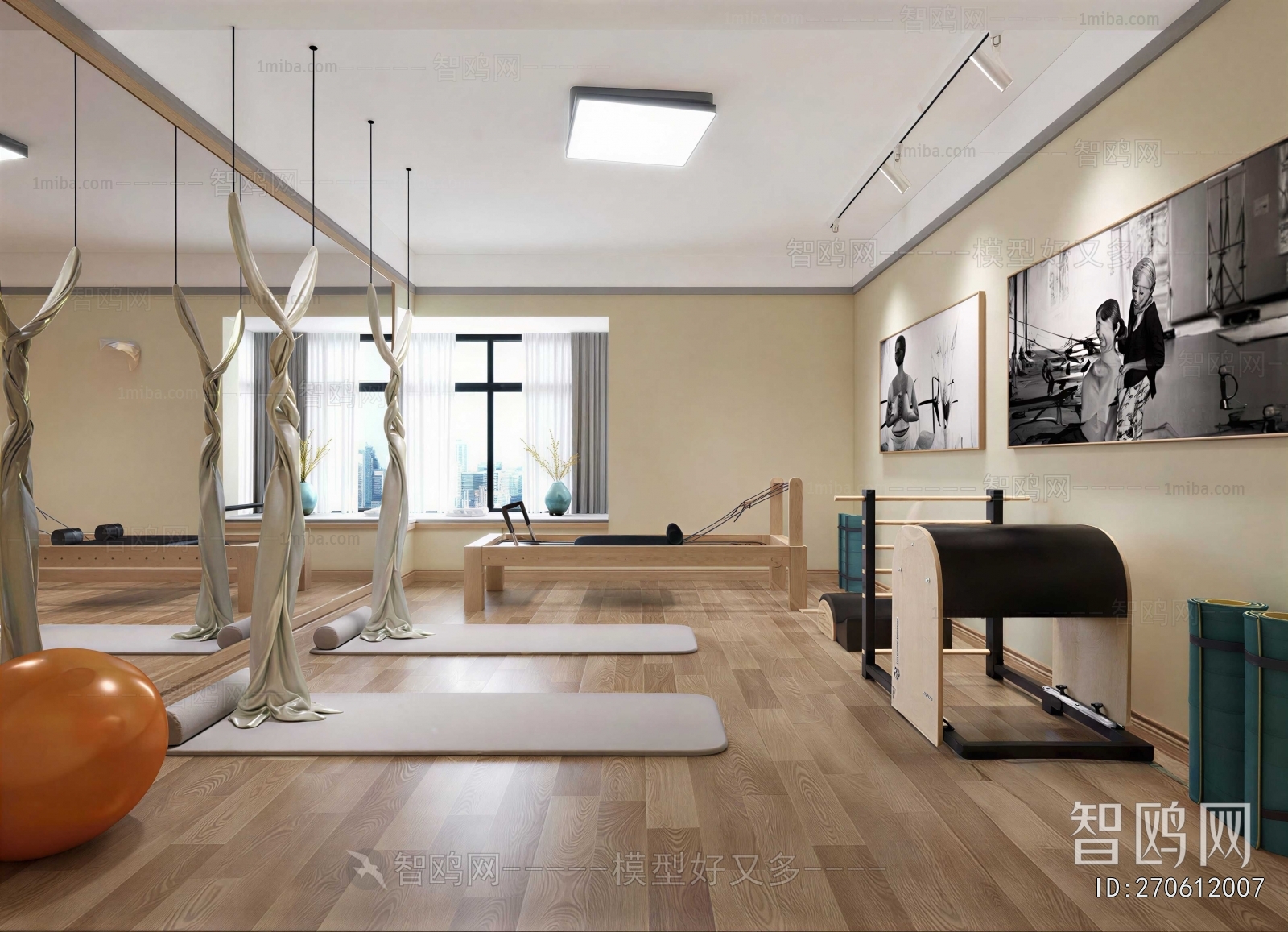 Modern Yoga Room