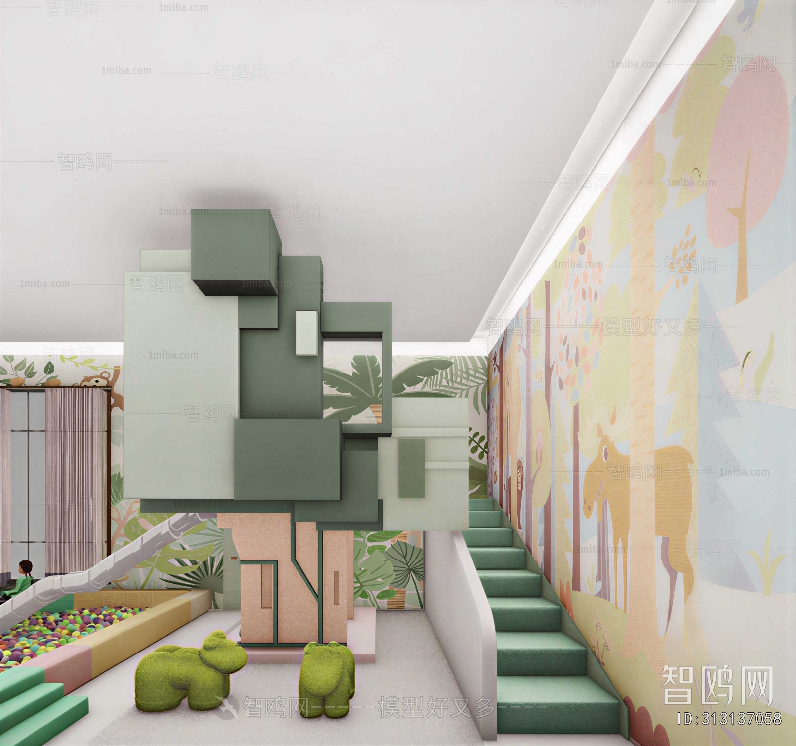 Modern Children's Playroom