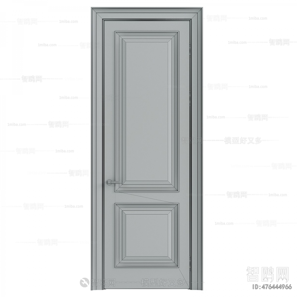 Simple European Style Single Door
