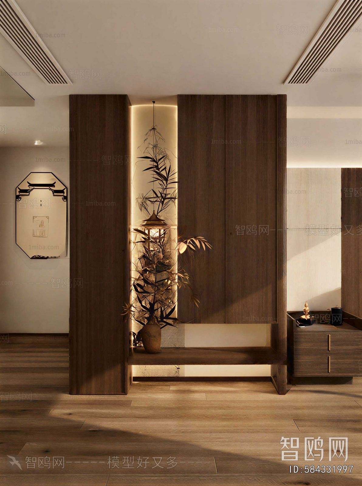 New Chinese Style Hallway
