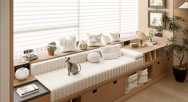 现代飘窗-3209243