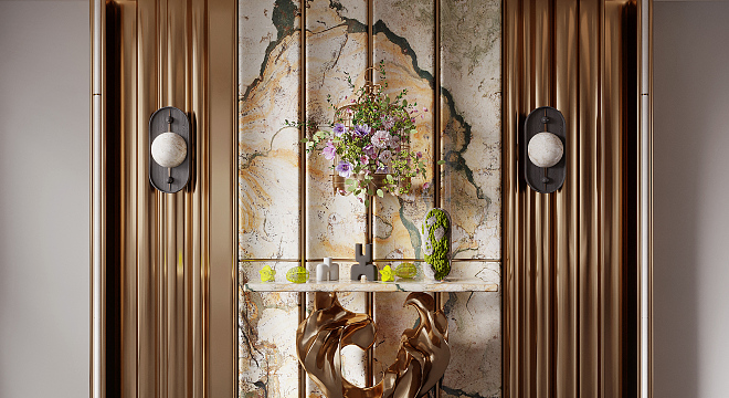 Modern Post Modern Style Console