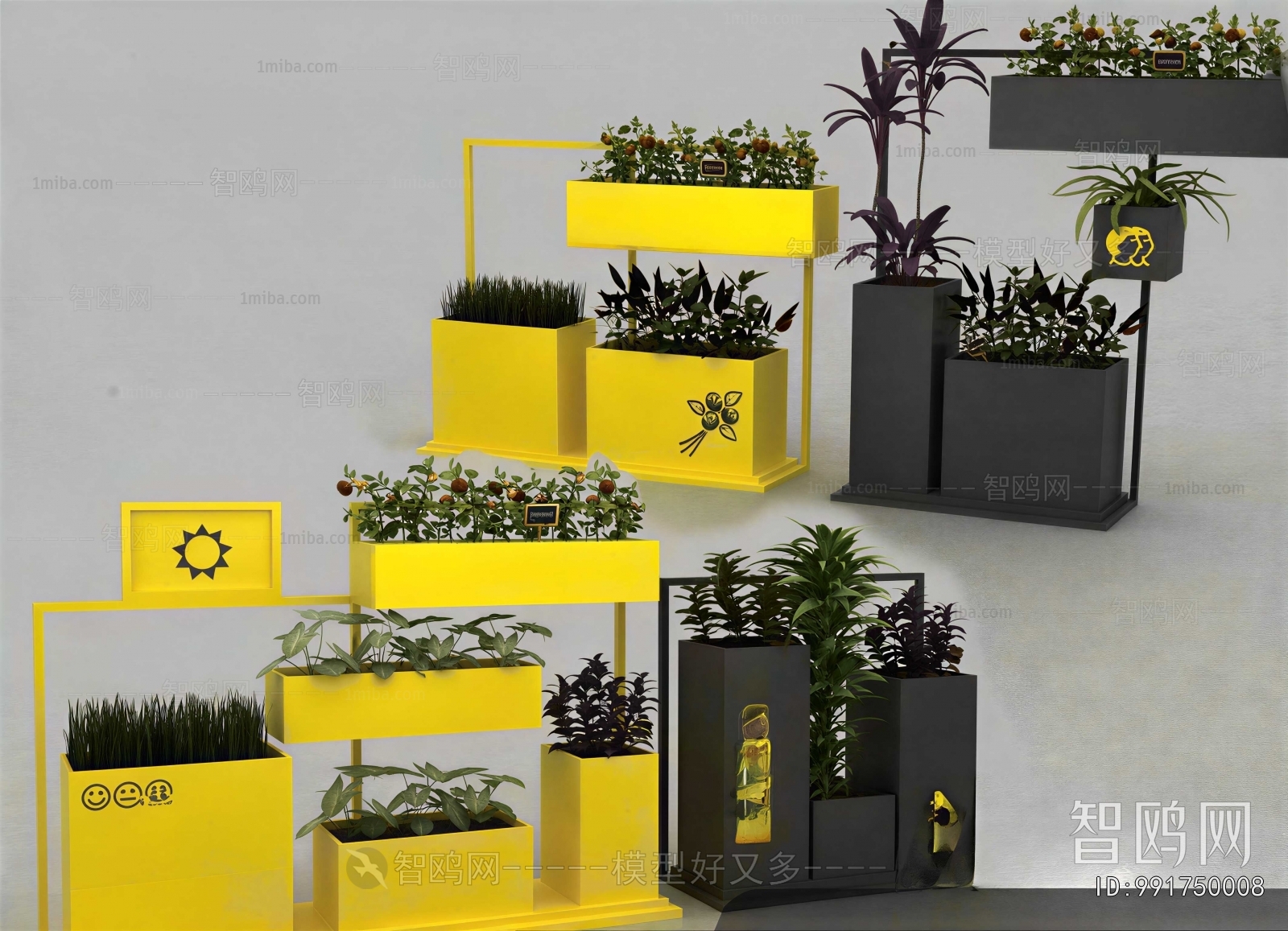 Modern Flower Bed, Flower Bowl, Flower Box