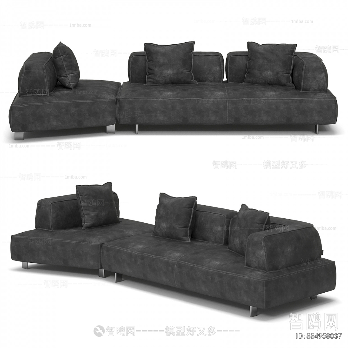 Modern Multi Person Sofa