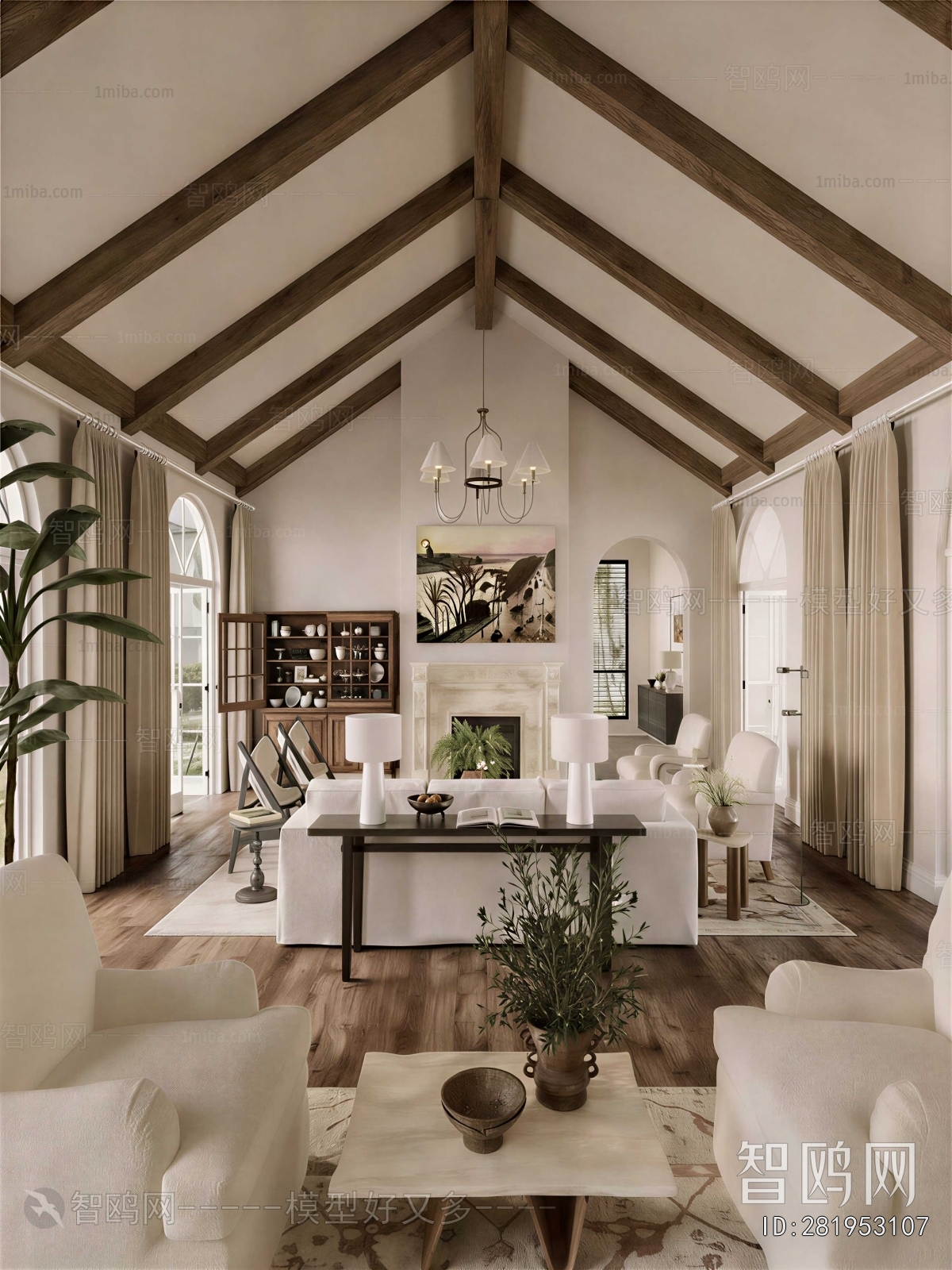 American Style A Living Room