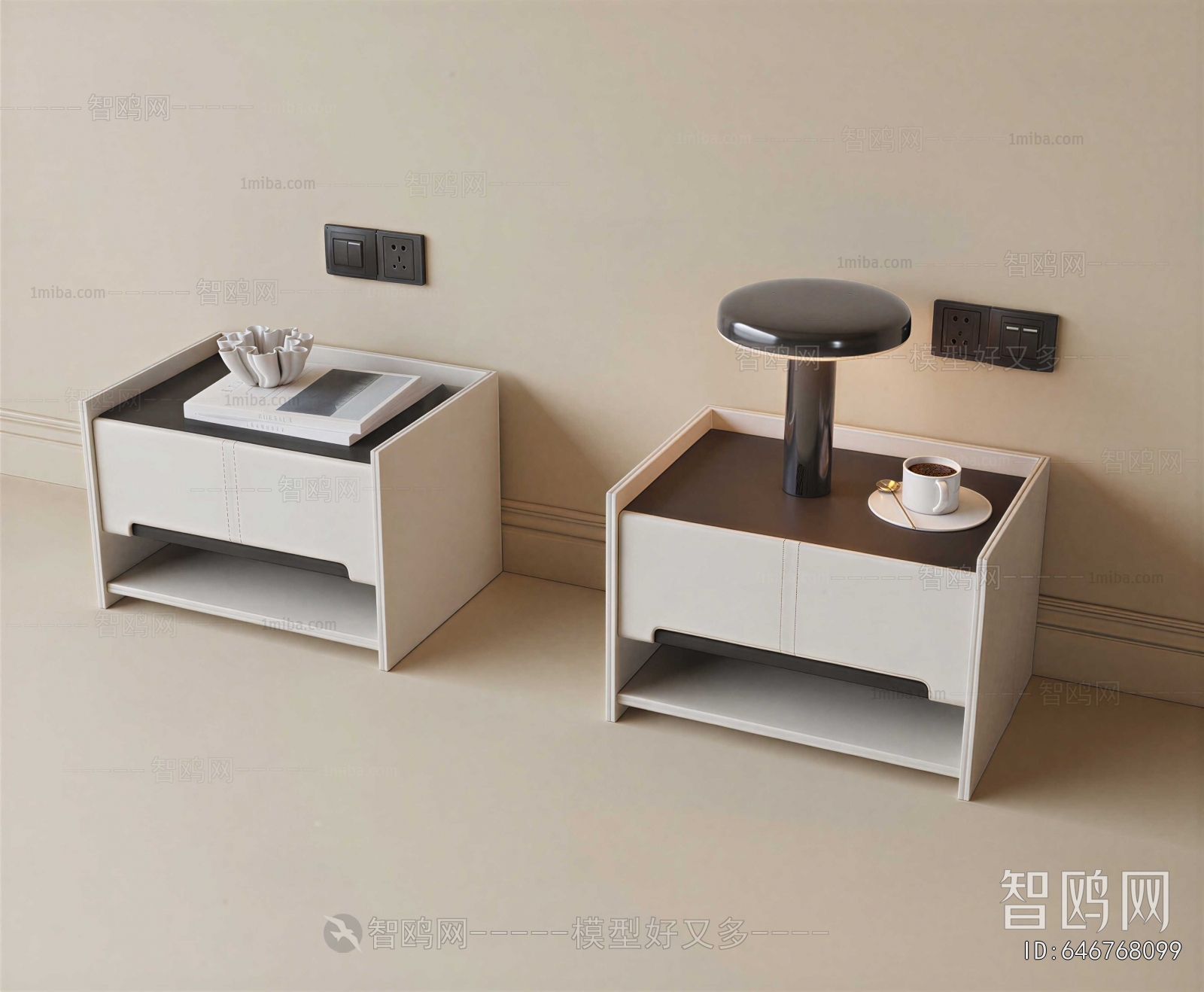 Modern Bedside Cupboard