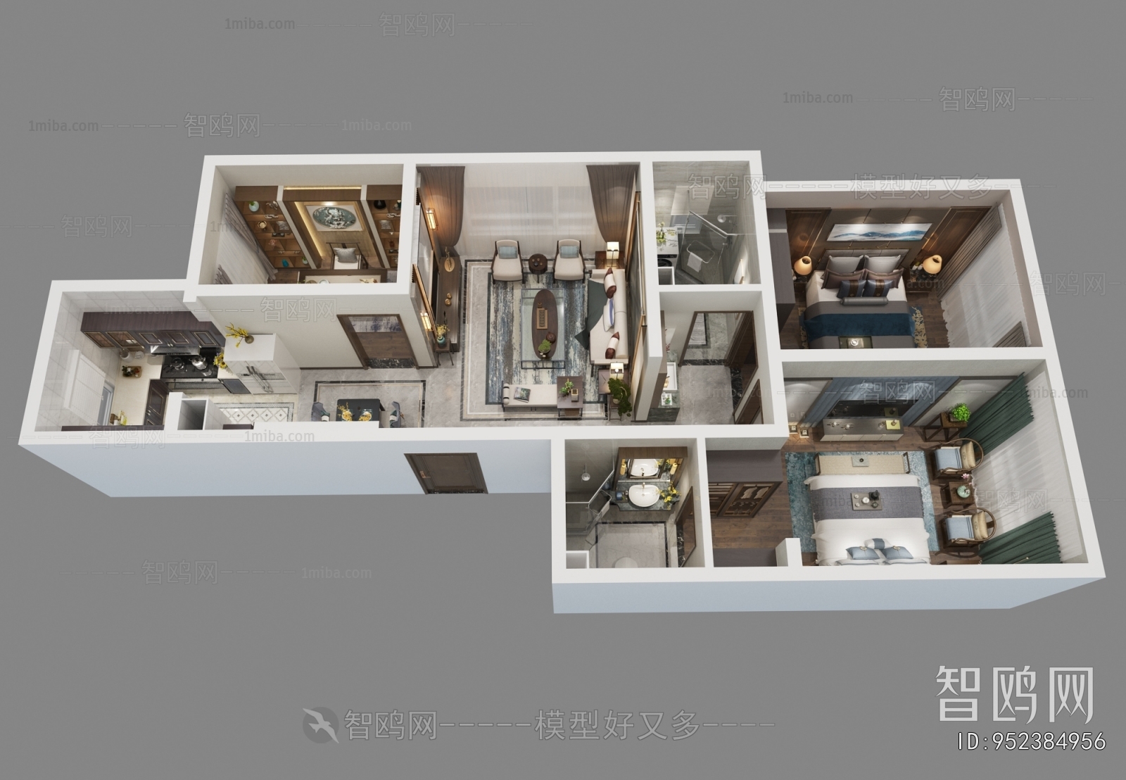 Modern A Bird's-eye View Of Home Decoration