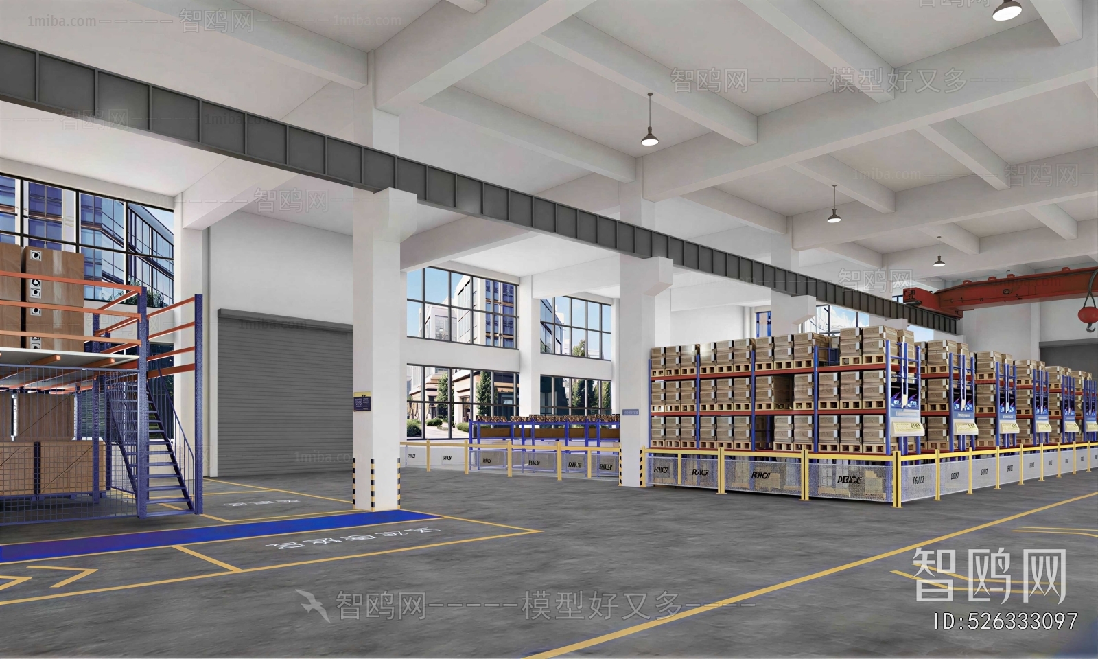 Modern Factory Floor/warehouse