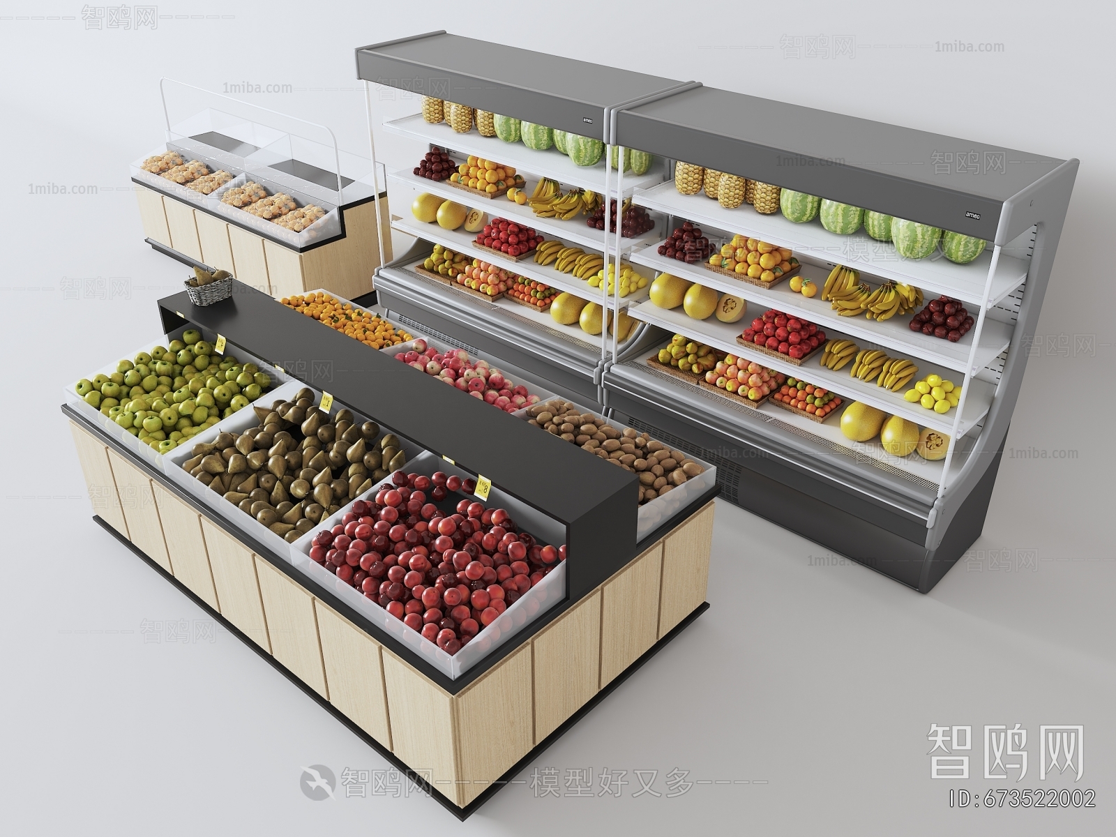 Modern Supermarket Shelf