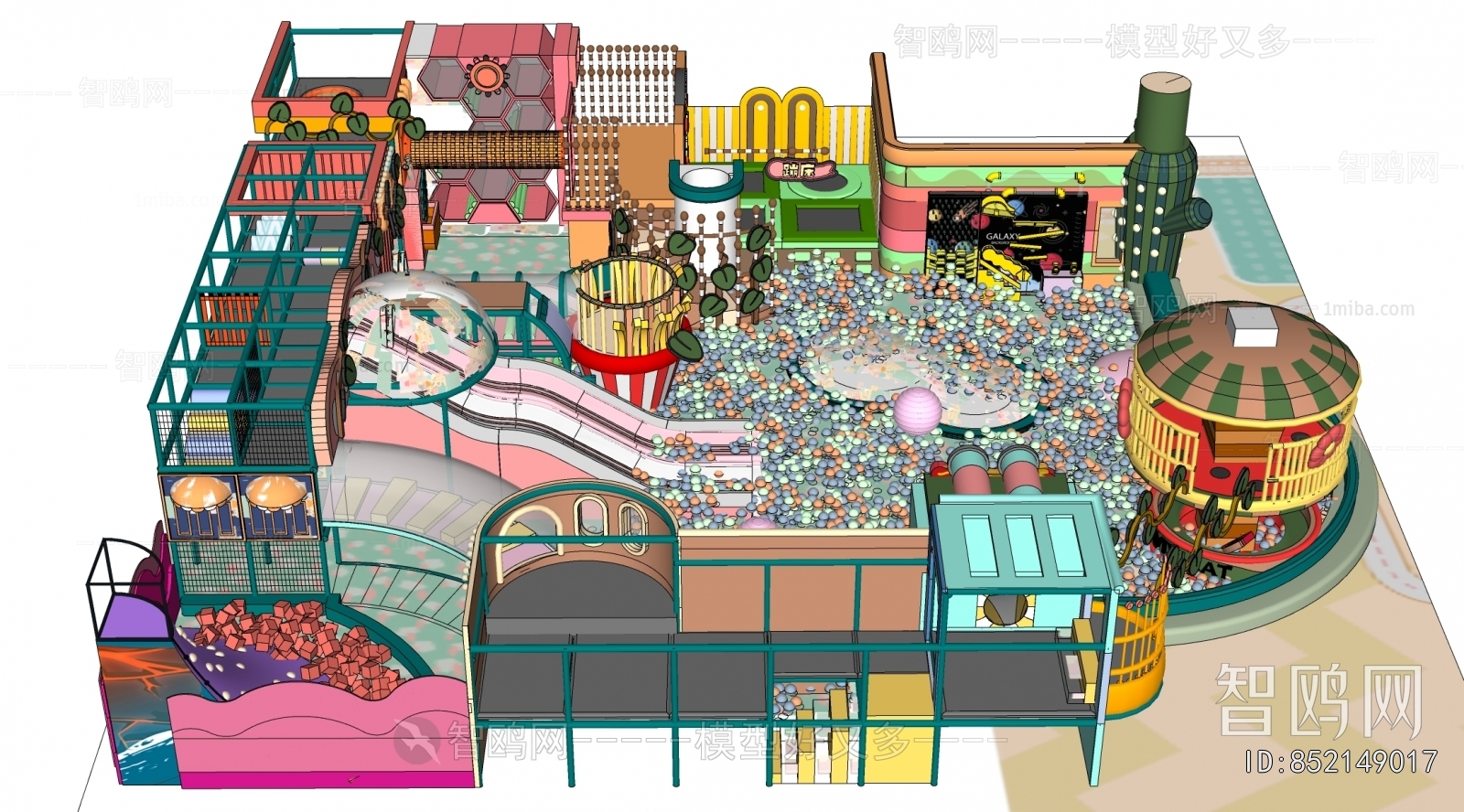 Modern Children's Amusement Park