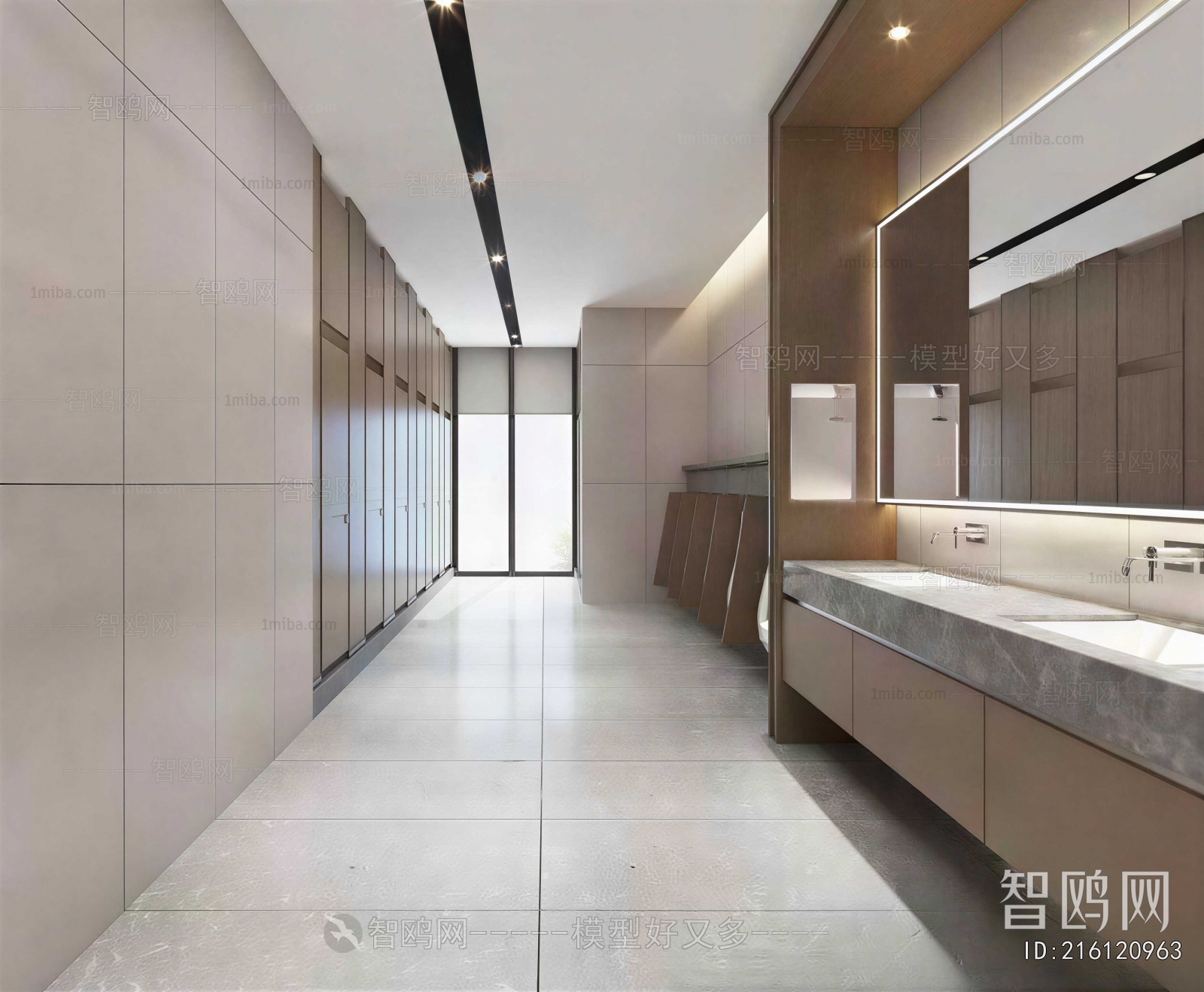 Modern Public Toilet