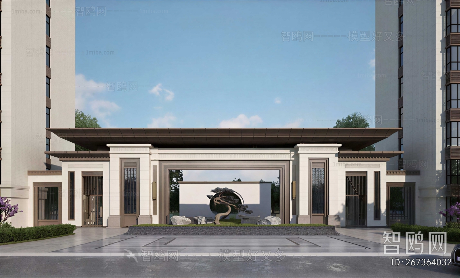 New Chinese Style Facade Element