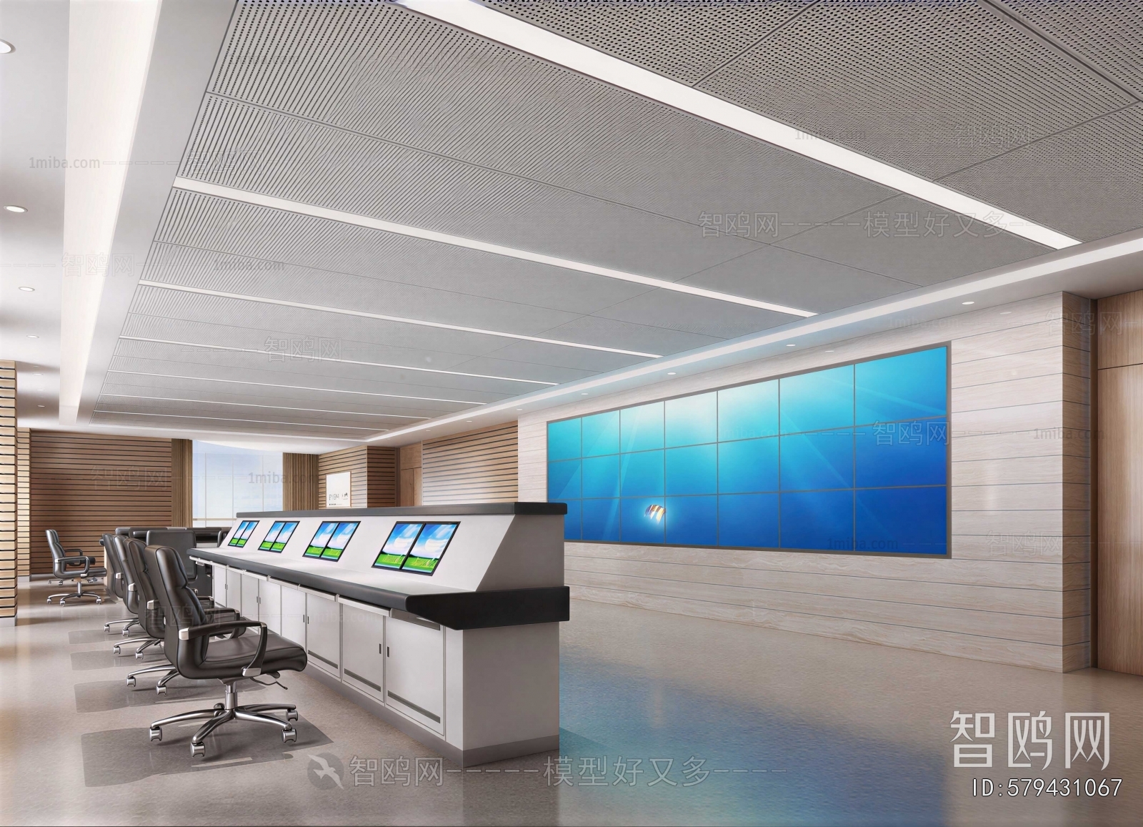 Modern Monitor Room