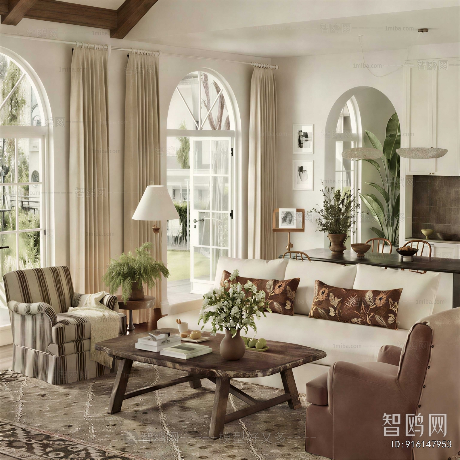 American Style A Living Room