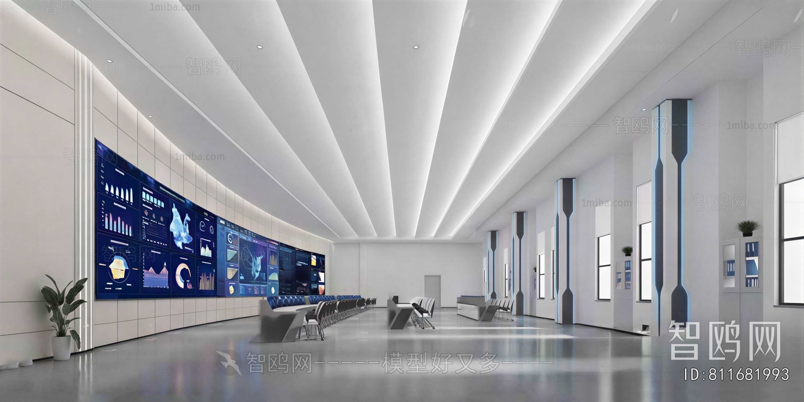 Modern Monitor Room