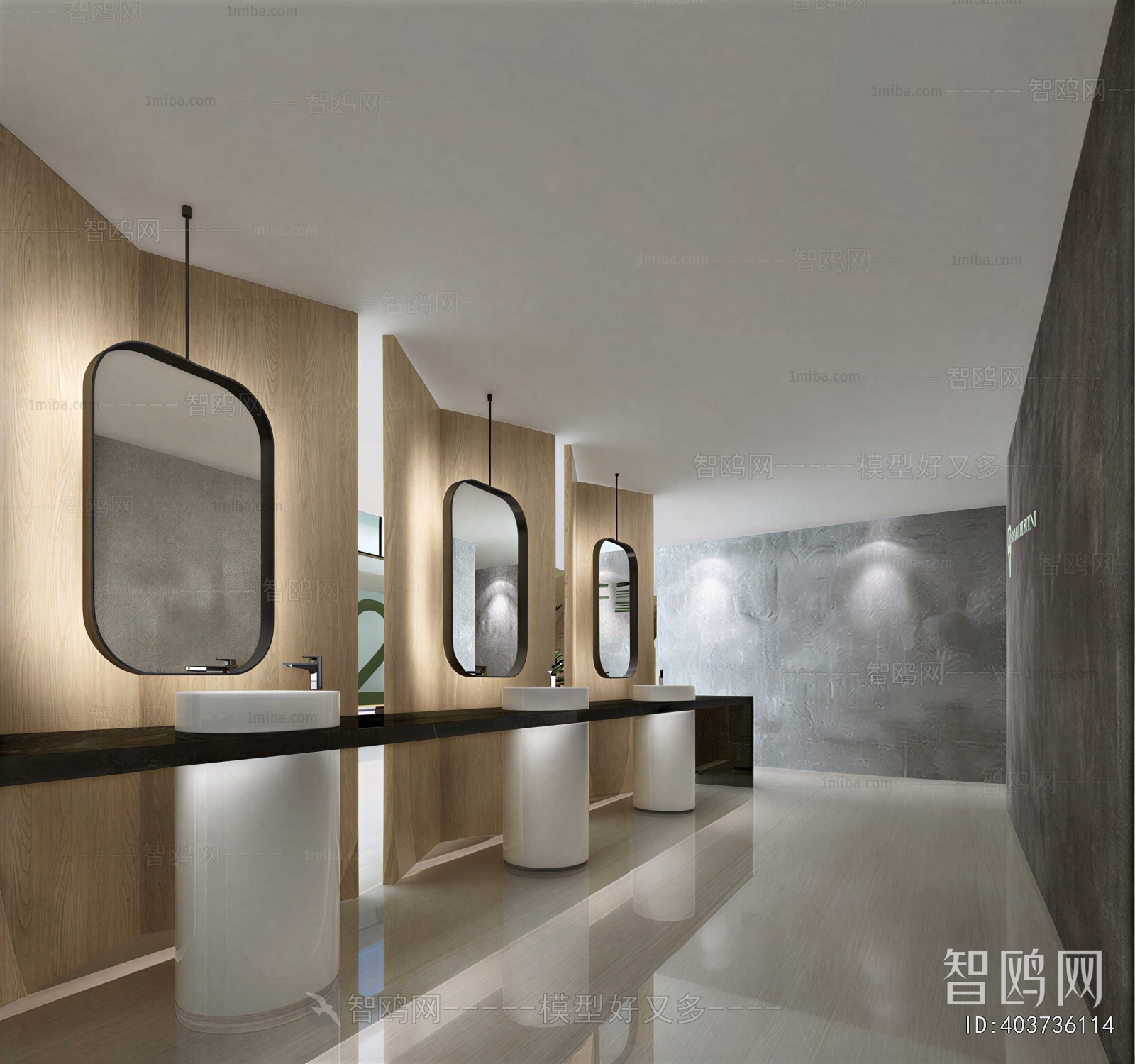 Modern Public Toilet