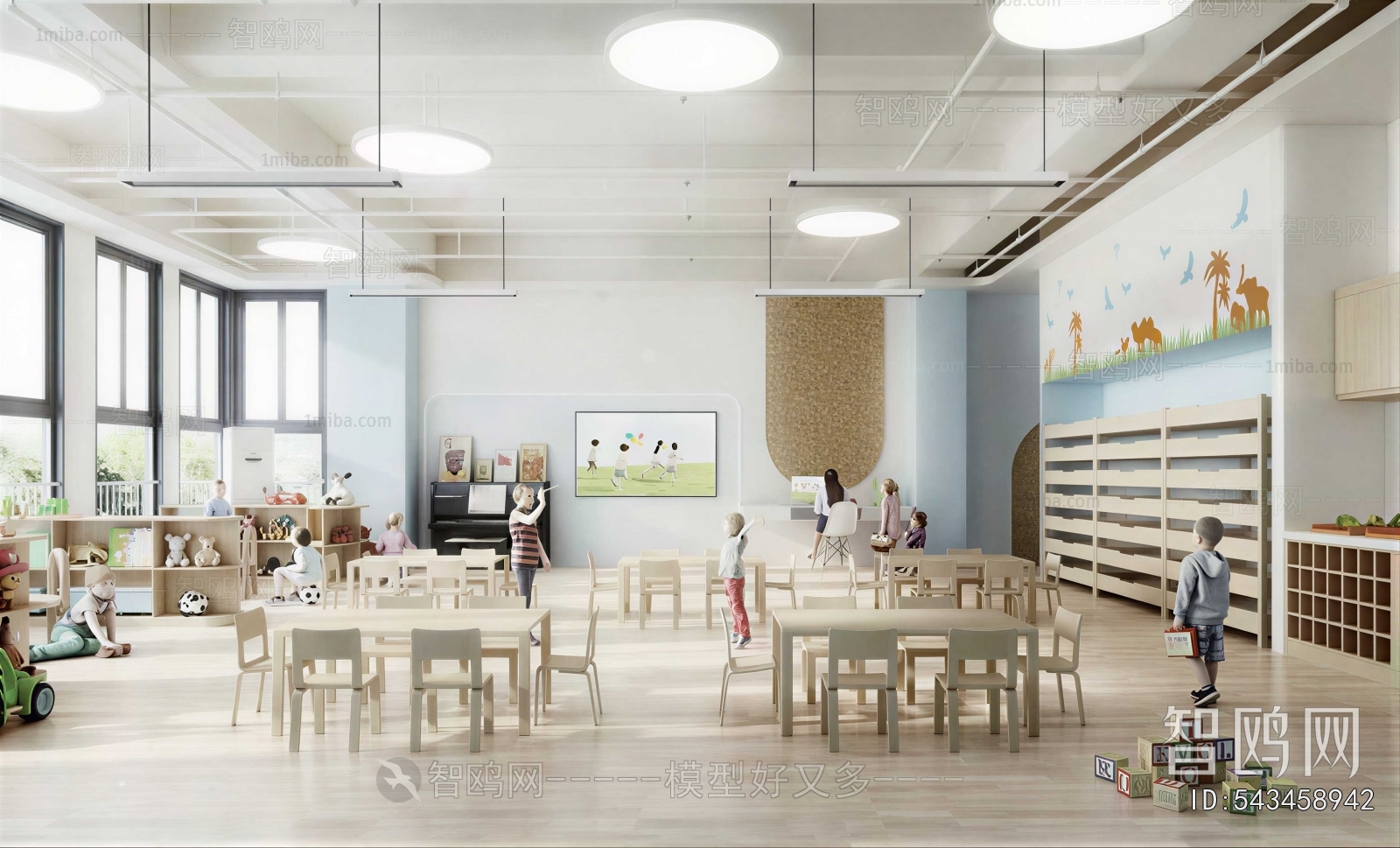 Modern Kindergarten Classrooms