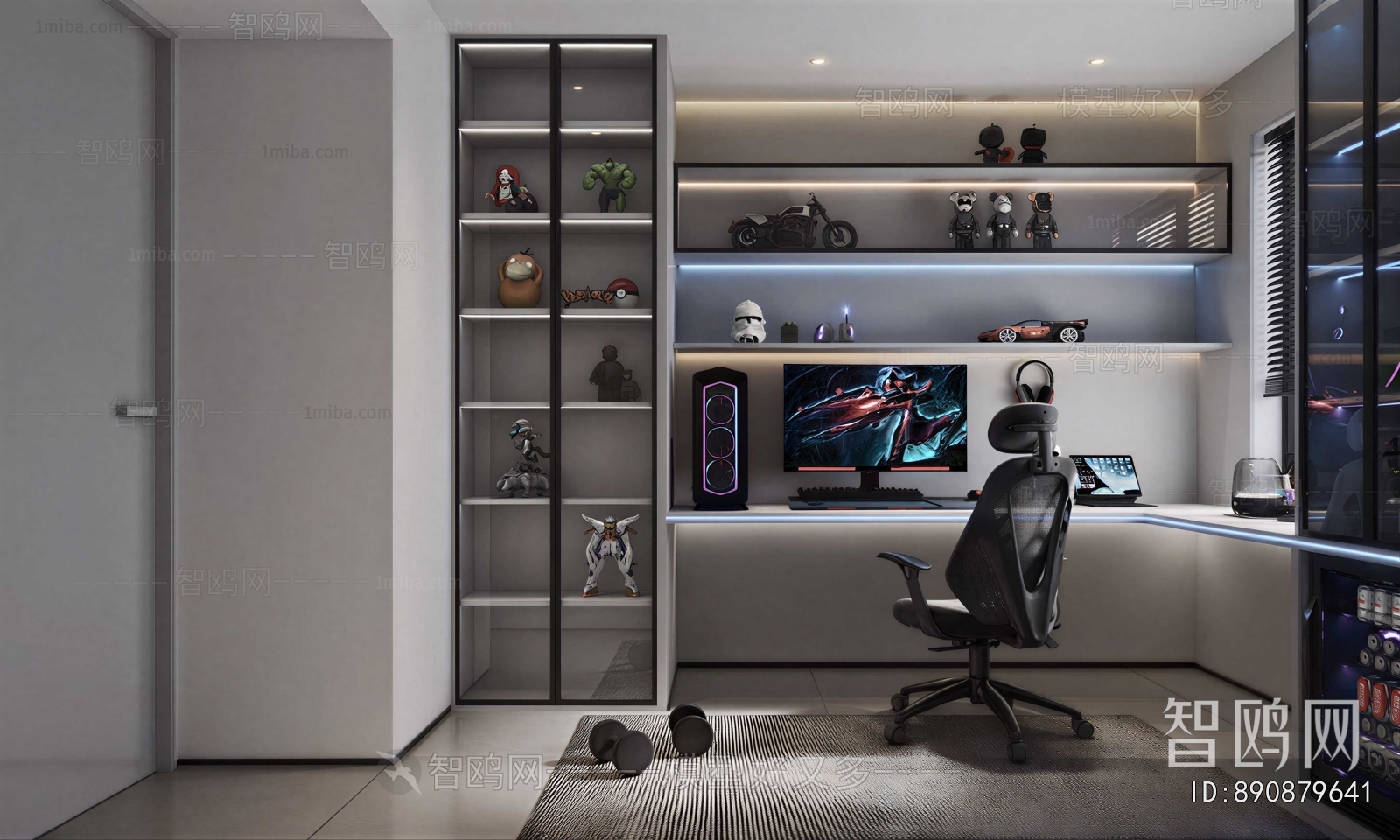 Modern E-sports Room