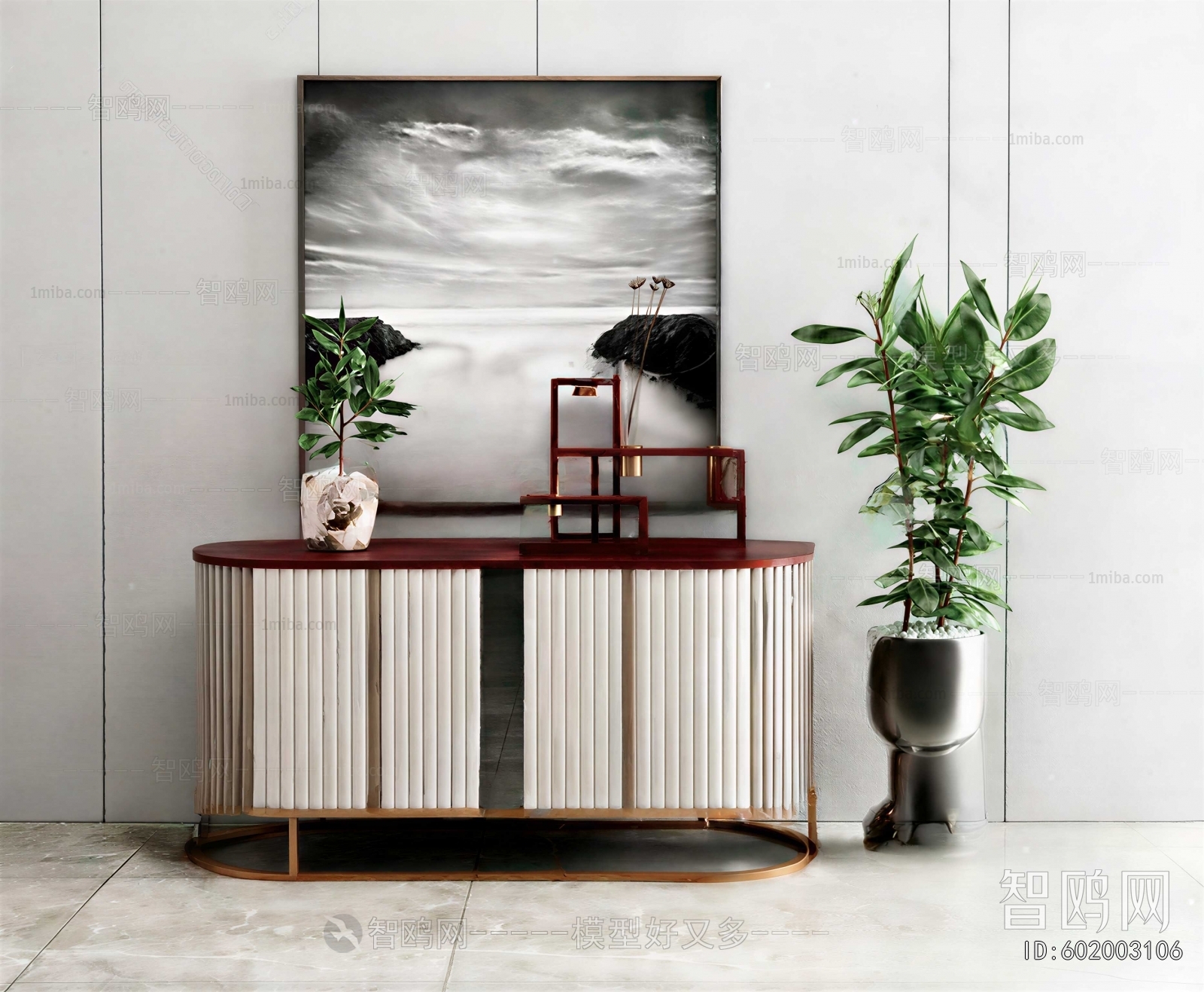 Modern Entrance Cabinet
