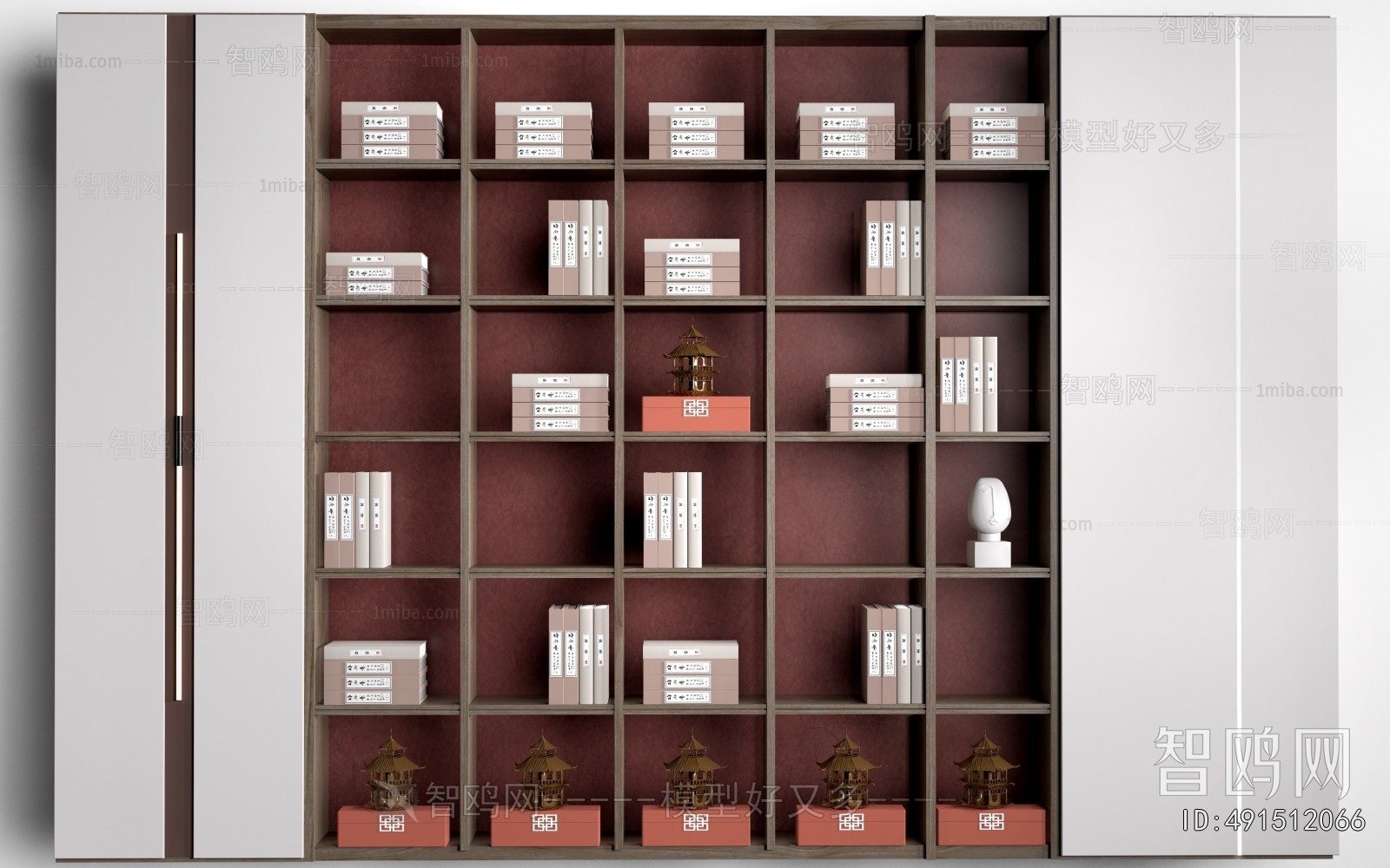 New Chinese Style Chinese Style Bookshelf