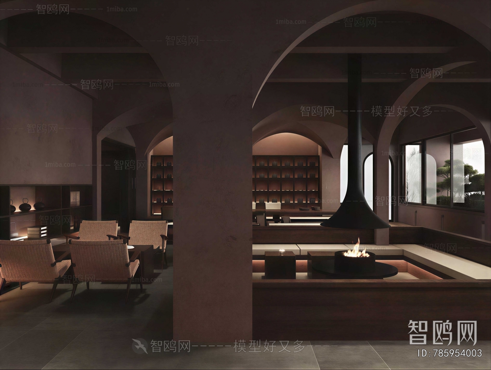 New Chinese Style Club Space