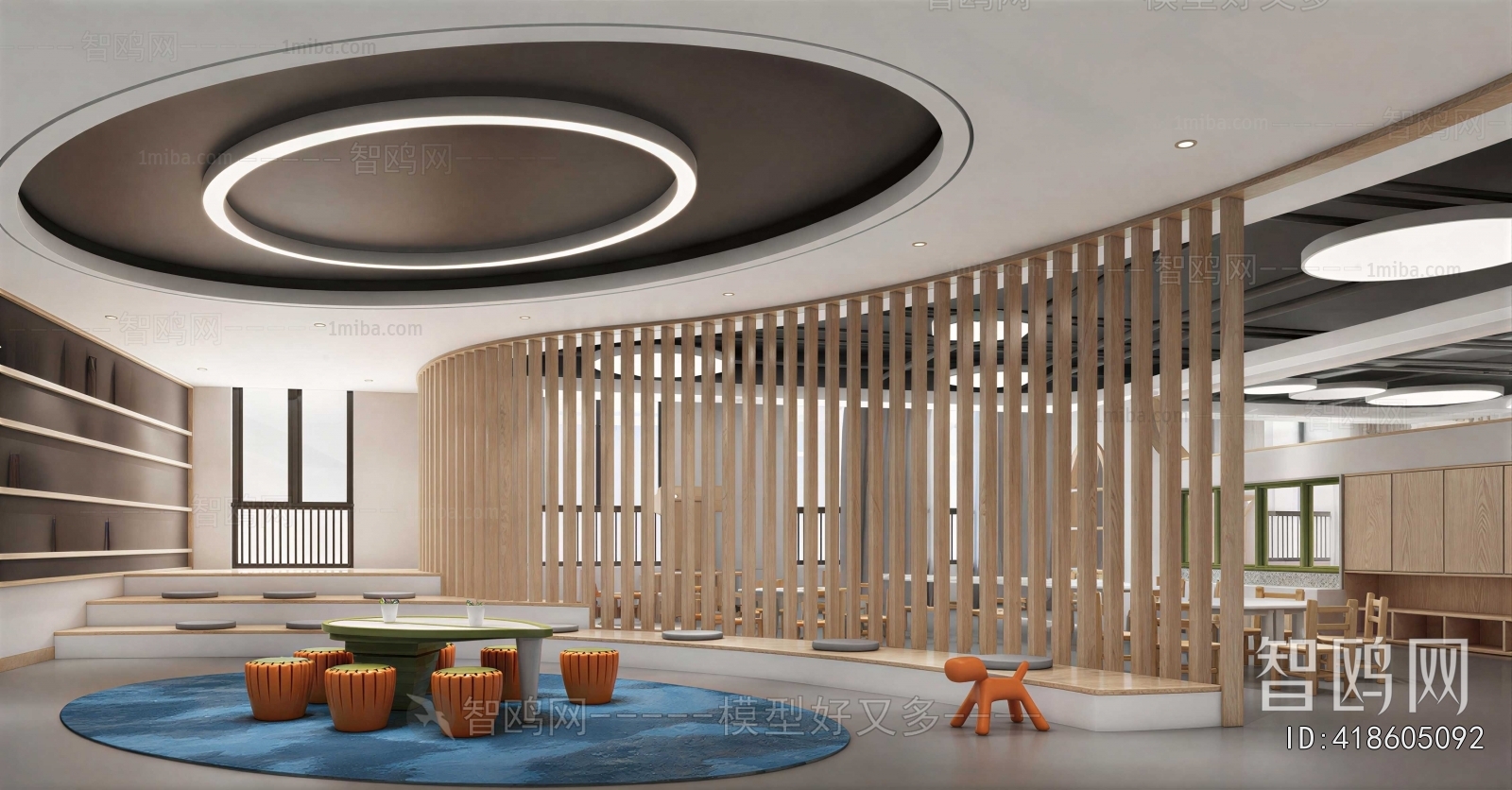 Modern Children's Room Activity Room