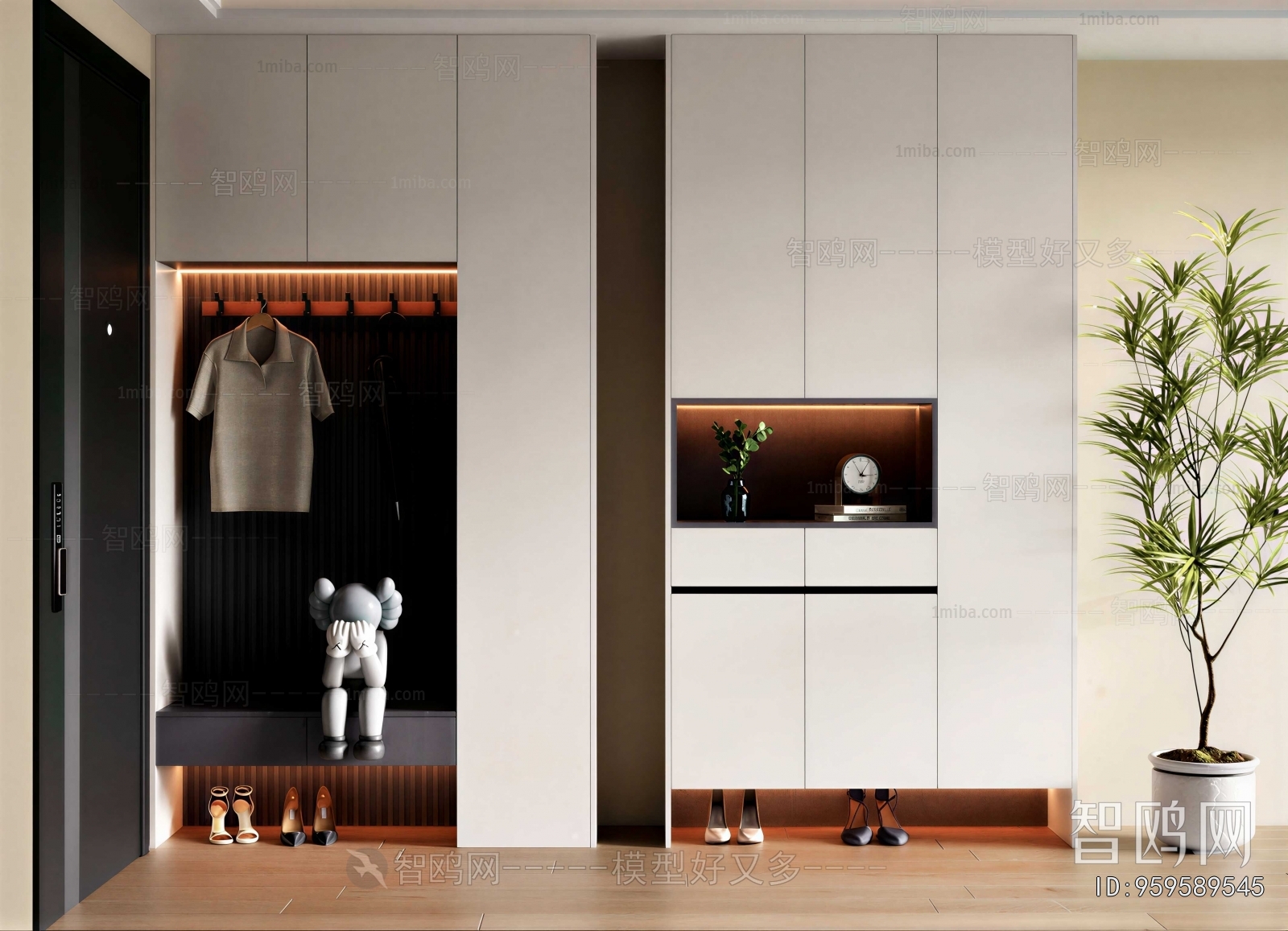 Modern Shoe Cabinet