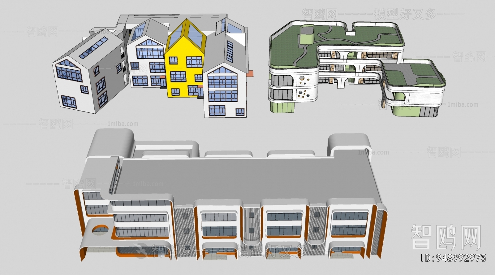 Modern School Building