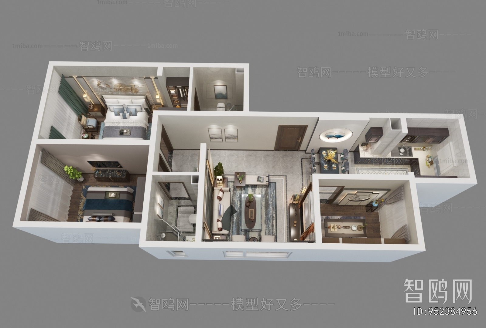 Modern A Bird's-eye View Of Home Decoration