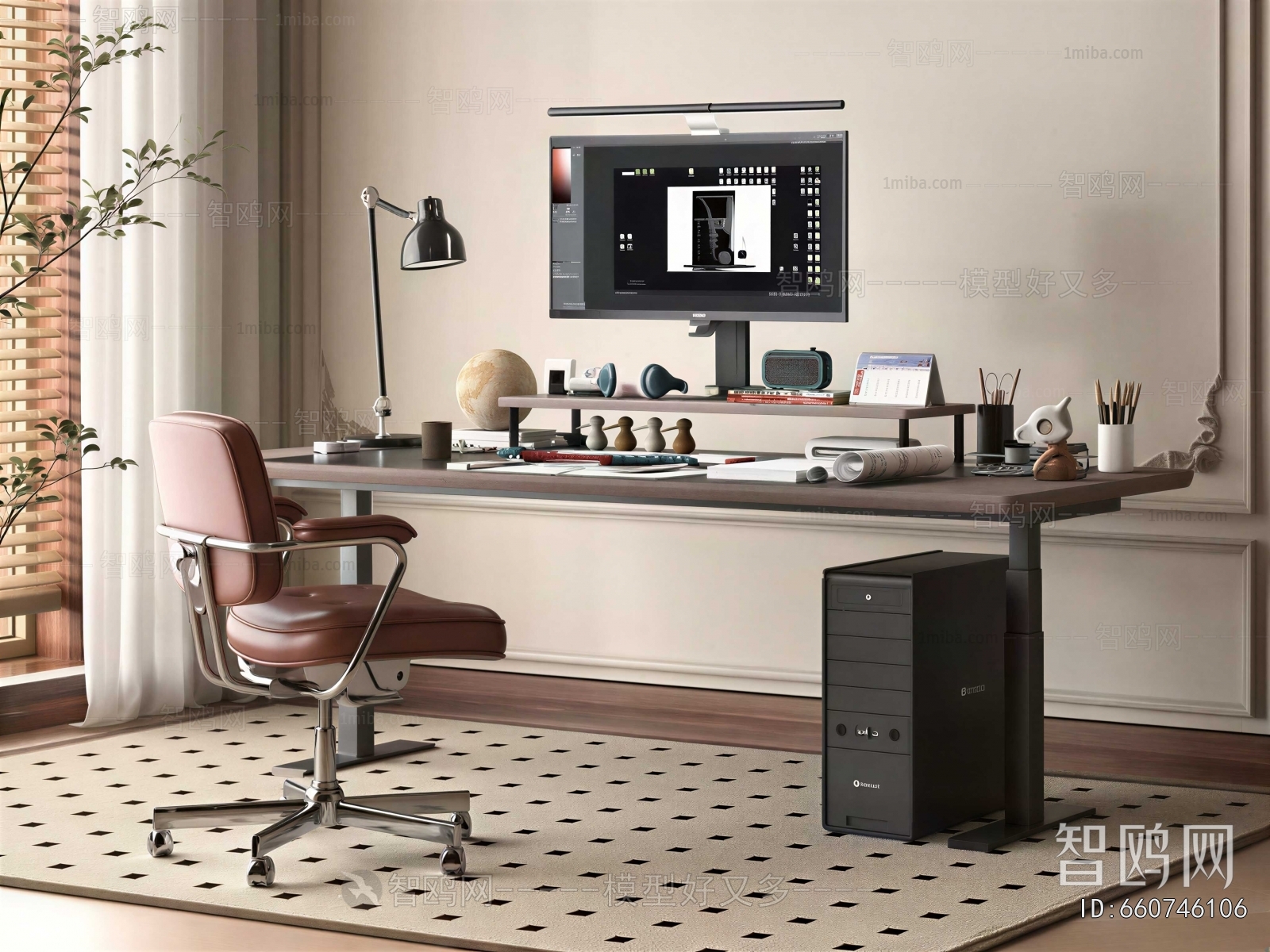 Modern Computer Desk And Chair