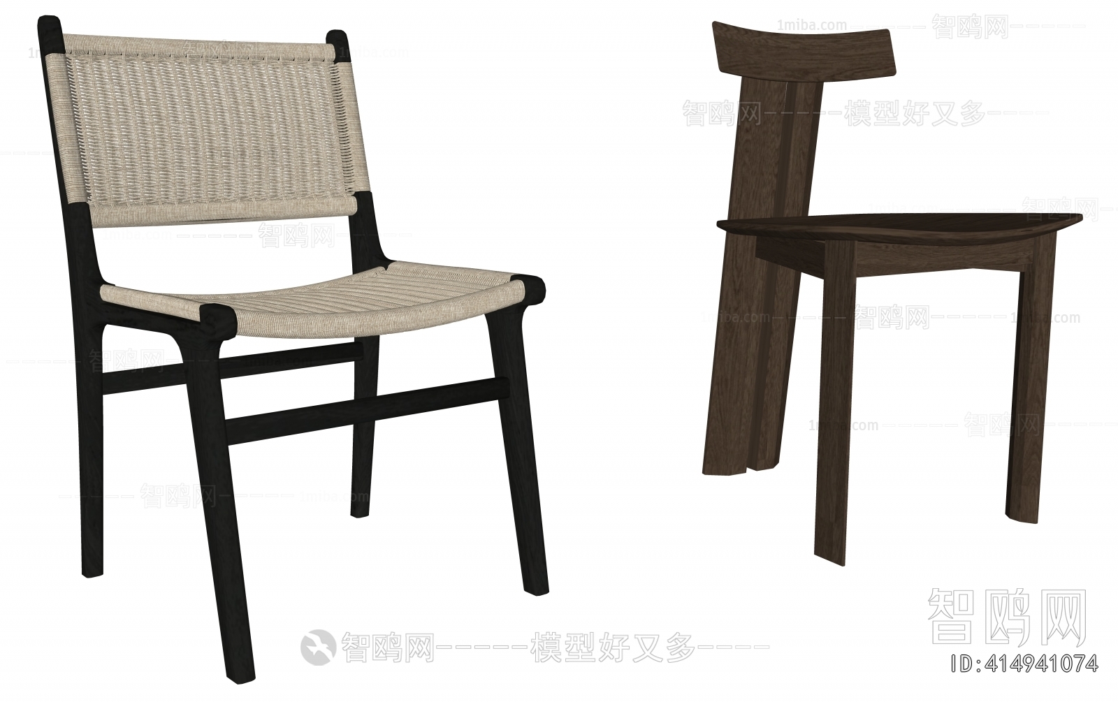 Wabi-sabi Style Single Chair