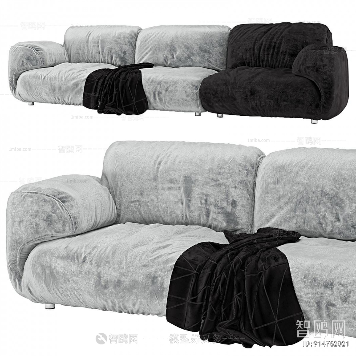 Modern Three-seat Sofa