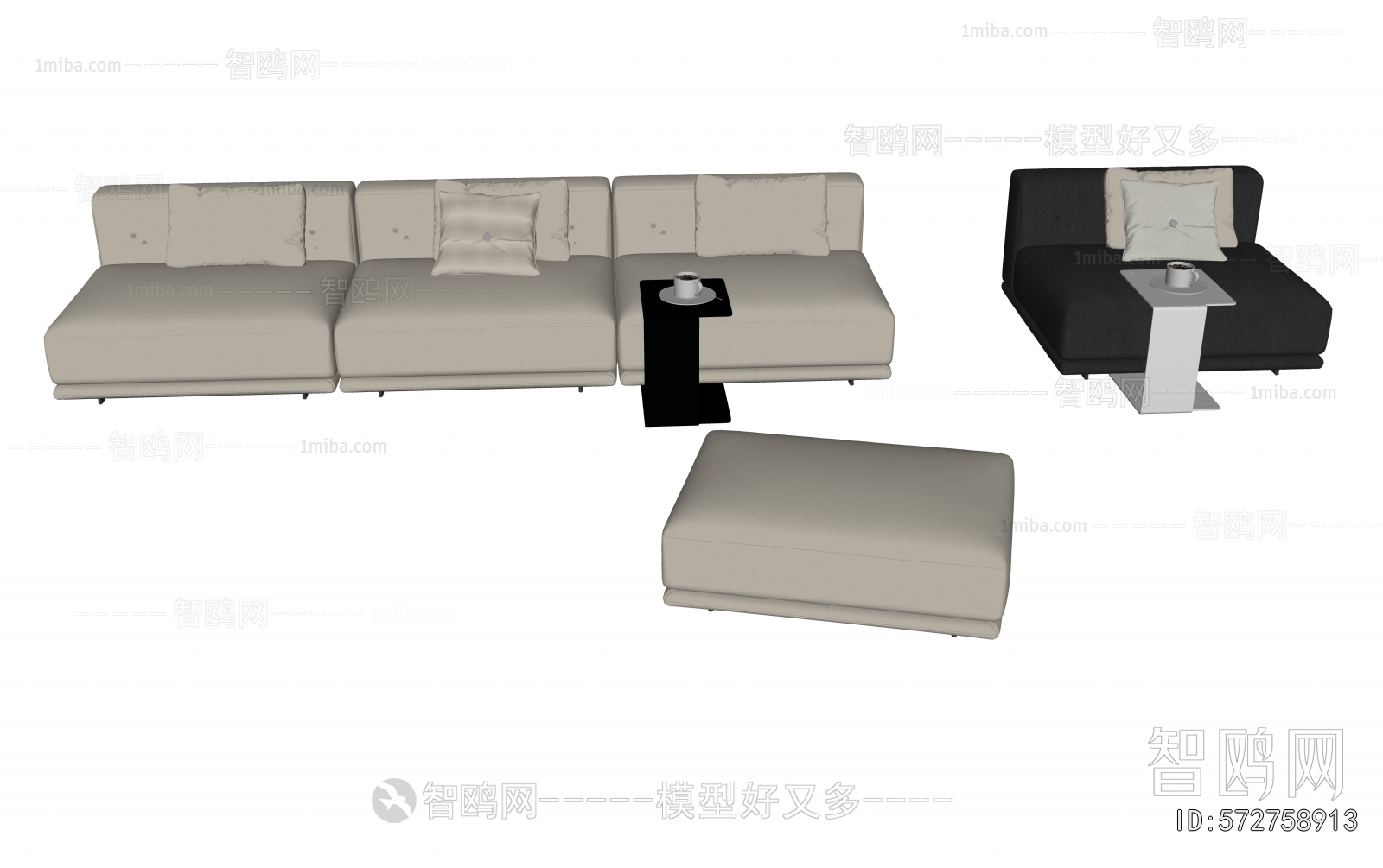 Modern Multi Person Sofa