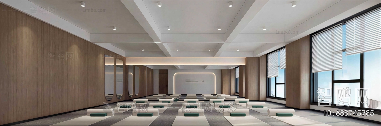 Modern Yoga Room