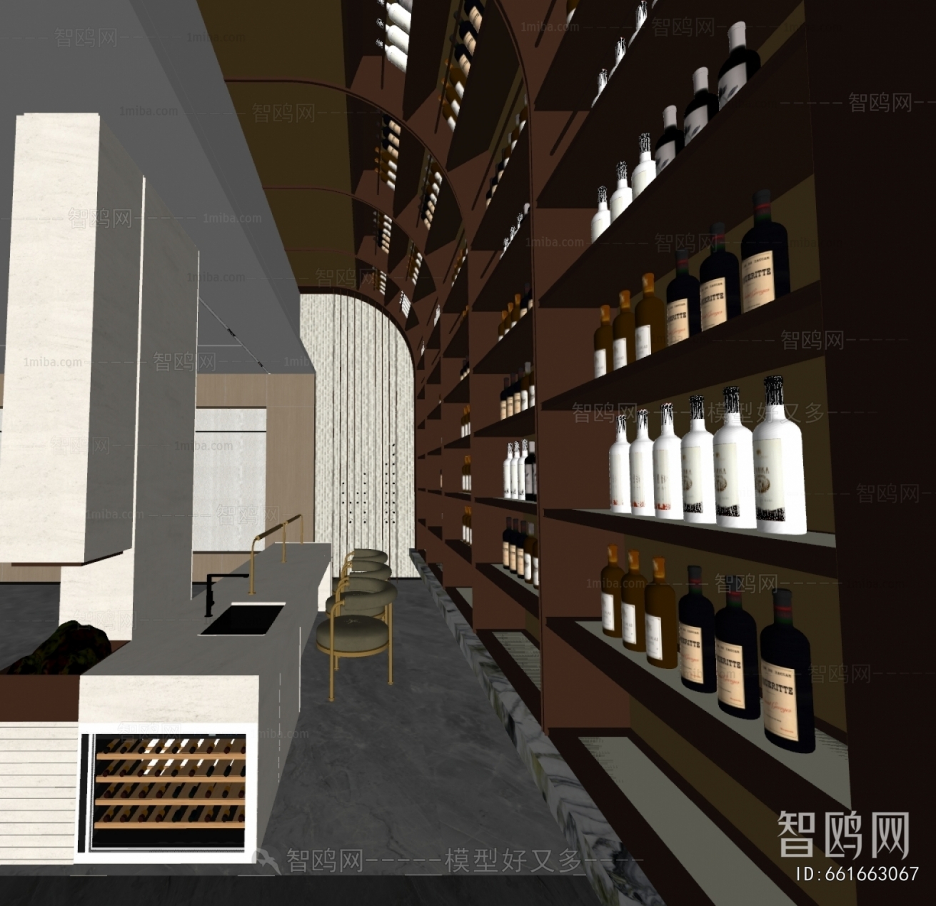 Modern Wine Cellar/Wine Tasting Room