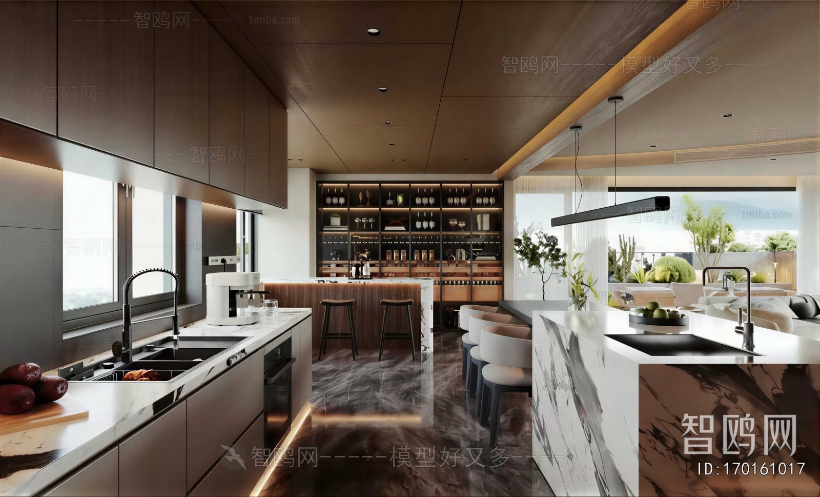 Modern Open Kitchen
