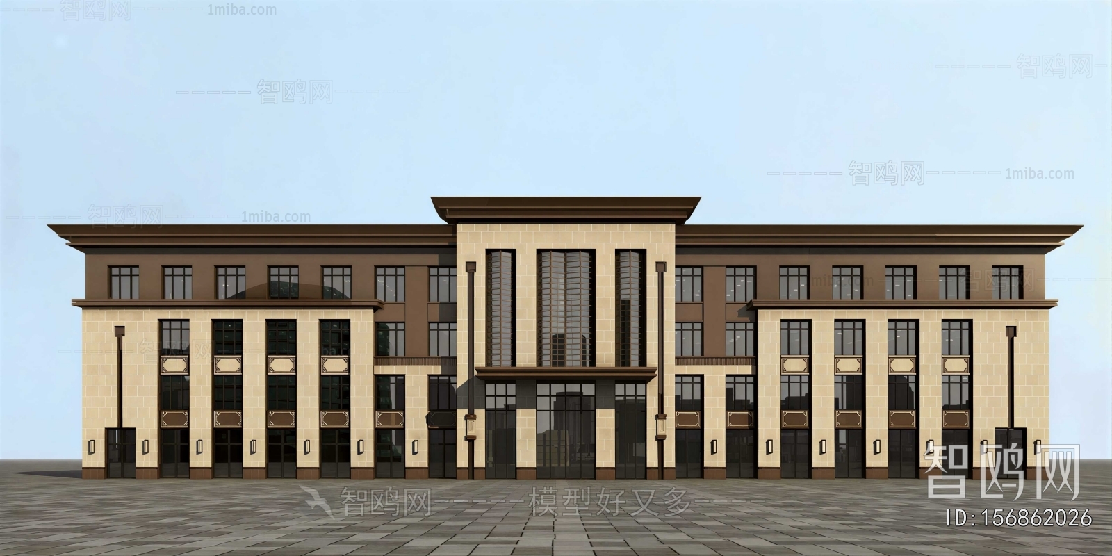 Modern Appearance Of Commercial Building