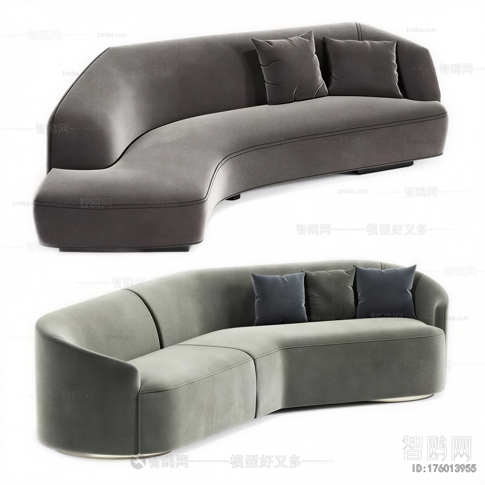 Modern Curved Sofa