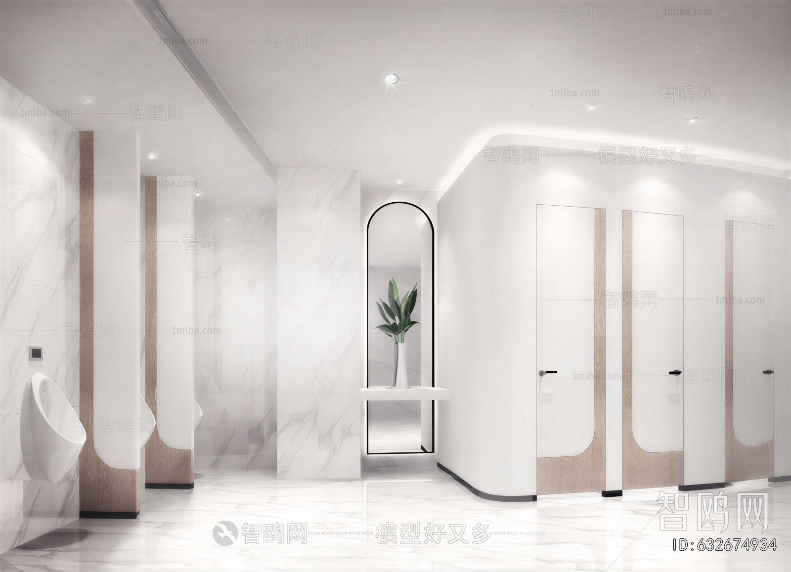 Modern Public Toilet