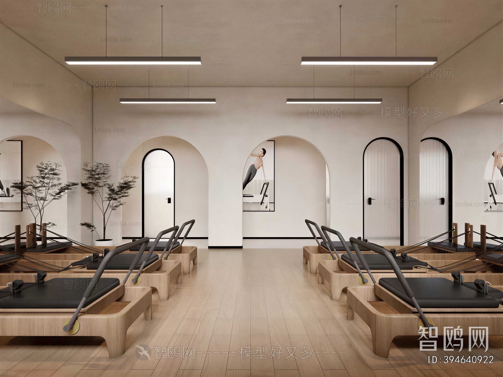 Modern Yoga Room