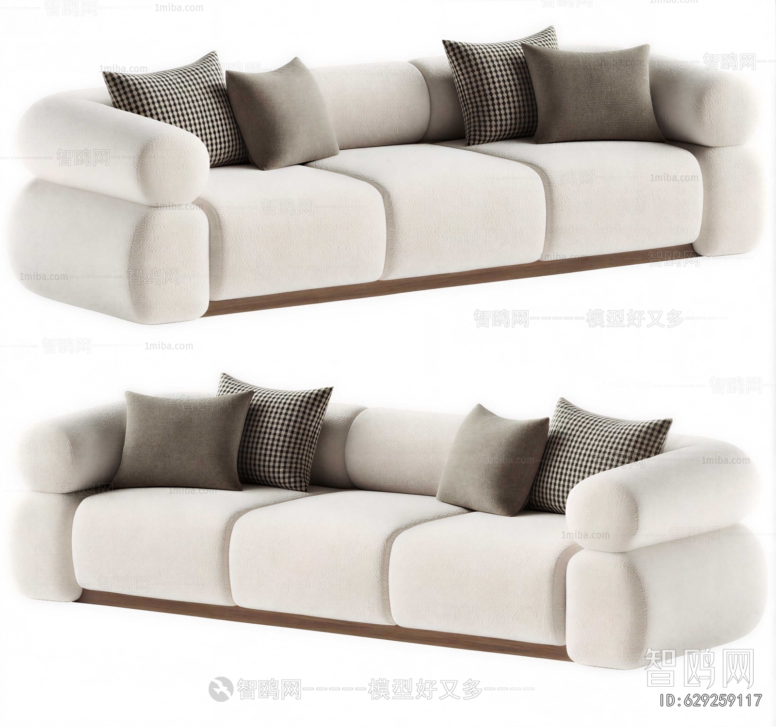 Modern Three-seat Sofa