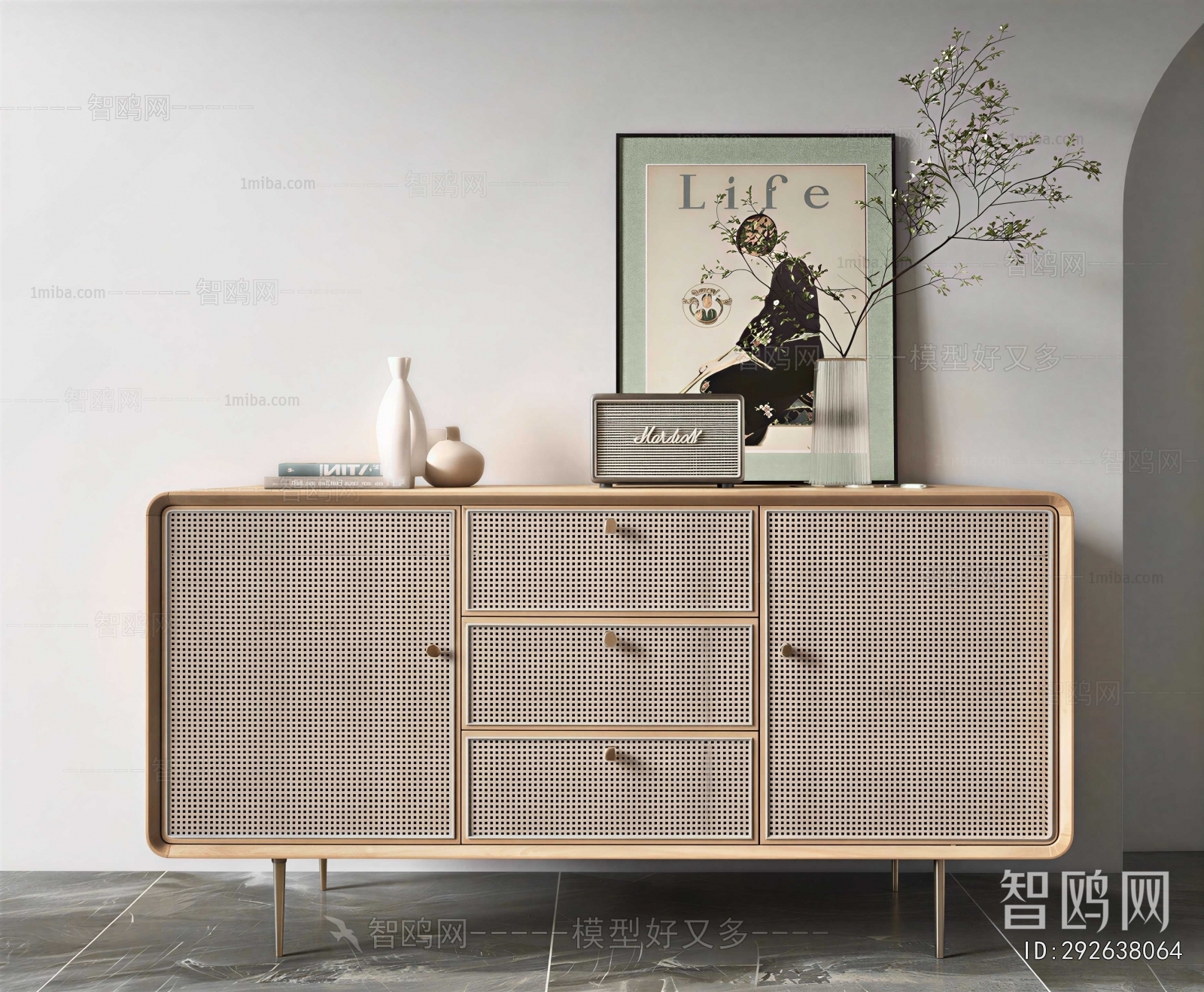 Nordic Style Side Cabinet