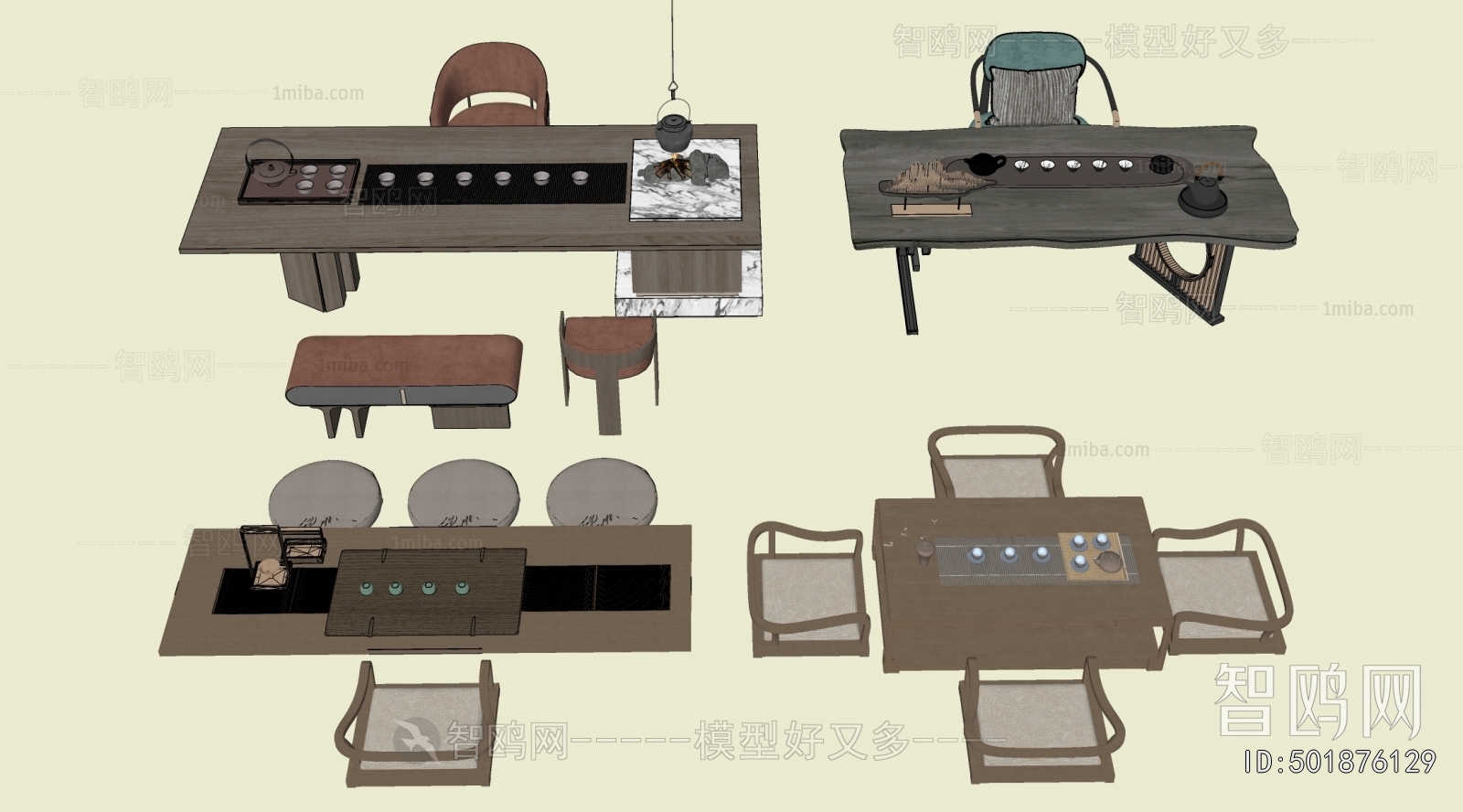 New Chinese Style Tea Tables And Chairs